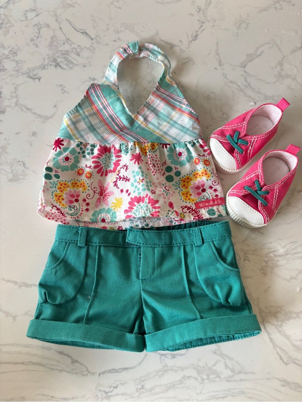 American Girl Easy Breezy outfit in box, like new